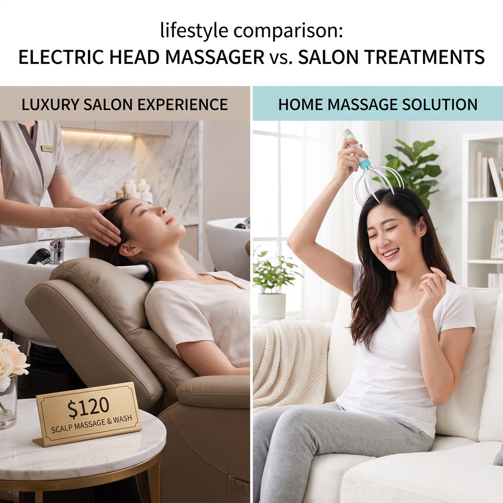 Electric Head Massager — Deep Scalp Relaxation & Stress Relief